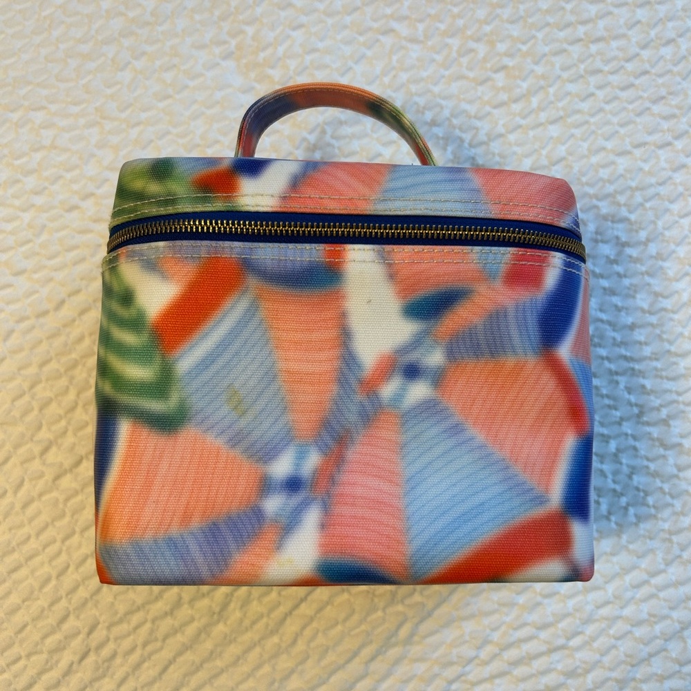 FREE WITH PURCHASE OF UMBRELLA SKIRT Anthropologie Colorful Geometric Travel Bag